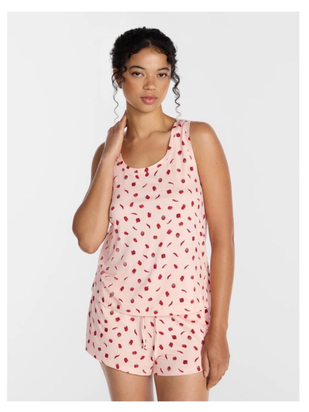 NWT - Joyspun Tank and Shorts Pajama Set - Peach Fuzz - Sizes M and L